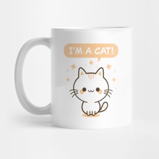 I'm A Cat! - Orange Kitty Mug